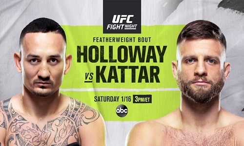 Watch UFC Fight Night : Holloway Vs. Kattar 1/16/21 Full Show