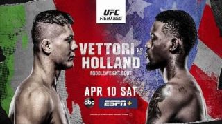 Watch UFC Fight Vegas 23: Vettori vs. Holland 4/10/21