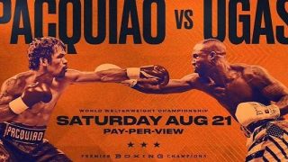 Watch Premier Boxing: Pacquiao vs. Ugas 8/21/21