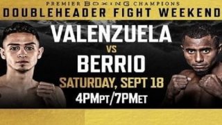 PBC Valenzuela vs. Berrio 9/18/21