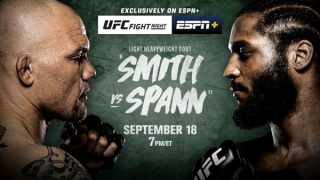 UFC Fight Night:Smith vs Spann 9/18/2021- 18 September 2021