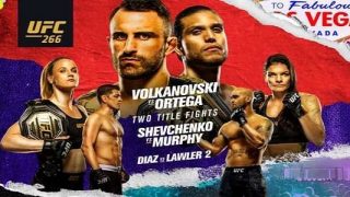 UFC 266 PPV : Volkanovski vs. Ortega 9/25/21 25th September 2021