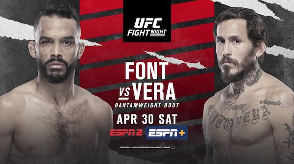 UFC Fight Night Vegas 53: Font vs. Vera