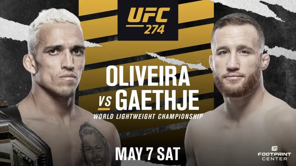 UFC 274 Oliveira vs Gaethje