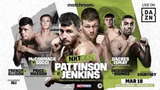 PATTINSON VS JENKINS 3/18/23 – 18th March 2023