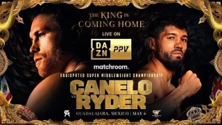 Dazn Boxing Canelo vs. Ryder 5/6/23 – 6th May 2023