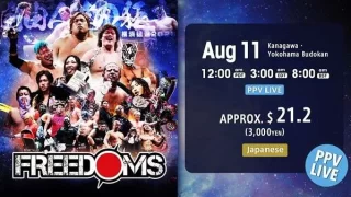 NJPW Freedoms PPV 2023 8/11/23 – 11th August 2023