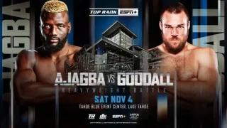 TopRank Boxing on ESPN Ajagba vs Goodall 11/4/23 – 4th November 2023