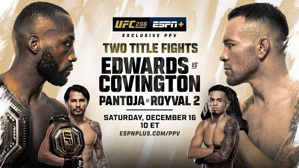 UFC 296 Edwards vs. Covington PPV 12/16/23