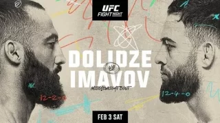 UFC Fight Night Dolidze vs. Imavov 2/3/24 – 3rd February 2024