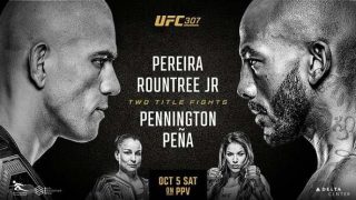 UFC 307 Pereira vs. Rountree Jr. PPV Pay Per View 10/5/24 – 5th October 2024