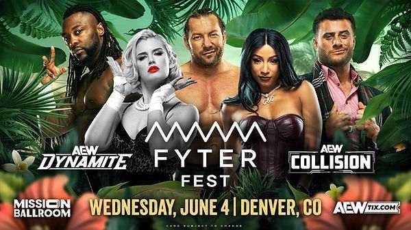 AEW Fyter Fest 2025 Dynamite + Collision 6/4/25